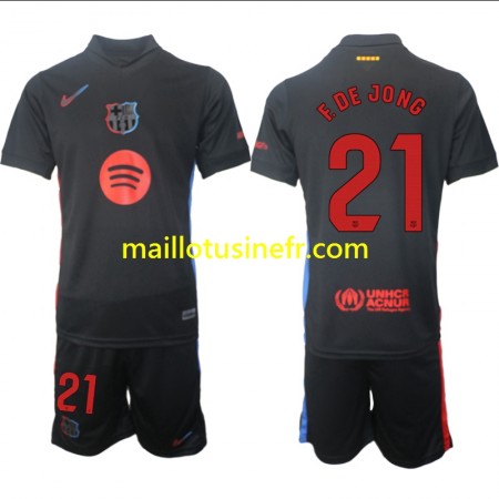 Maillot de Foot FC Barcelone F DE JONG 21 Extérieur 2024-25 - Enfant Maillot de Foot FC Barcelone F DE JONG 21 Extérieur 2024-25 - Enfant